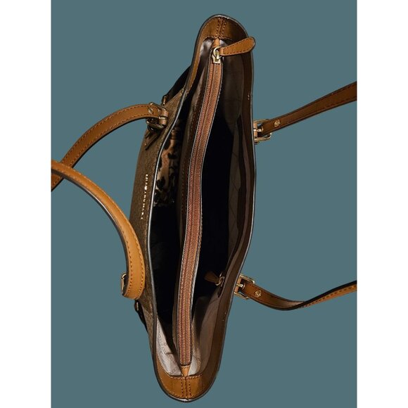 Michael Kors Voyager Color Block Signature Logo Tote Shoulder Bag - Picture 10 of 16